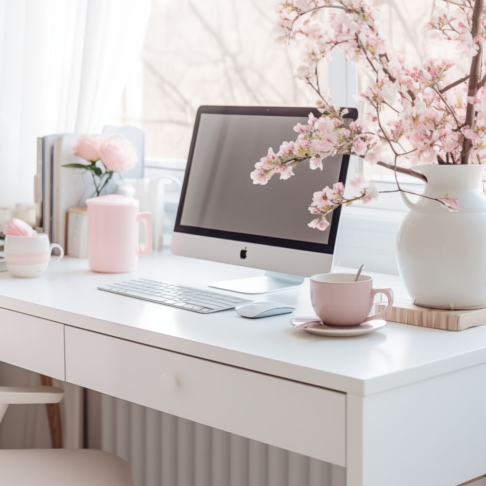 Marketing Audit image of a desk with computer